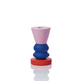 Stacks – Cobalt Candlestick Holder