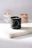 Impressions 163g Black Ceramic Candle - Better Together - Incense & Smoke 5.75oz