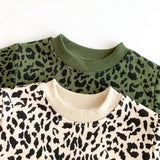 YRGM KIDS Leopard Print Lounge Suit