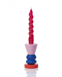 Stacks – Cobalt Candlestick Holder