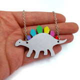 Dinosaur Necklace, Dinosaur Gift, Prickle People