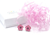 Cherry Blossom Earrings, Flower Jewellery, Prickle People